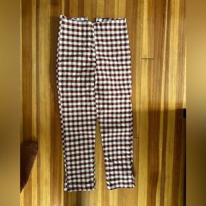 Unique Vintage Gingham Rachelle Capri Pants